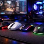 Setup gaming con los 4 mejores ratones por menos de 50 euros de 2026: modelos de Logitech, Razer y HyperX con iluminación RGB