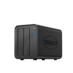 Servidor NAS TerraMaster F2-425 negro de alto rendimiento con procesador Intel y 2 bahías