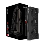 Tarjeta gráfica XFX Speedster Radeon RX 9060 XT 16GB modelo Swift Triple Fan color negro