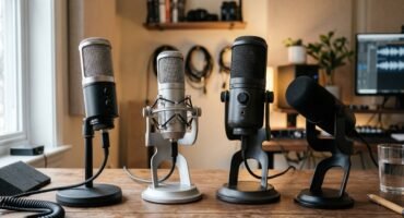 Micrófonos USB para streaming y podcasting