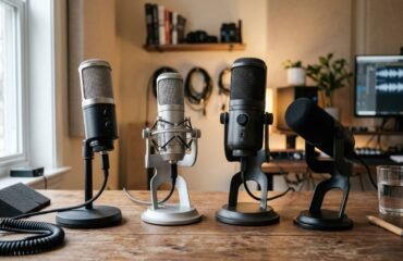 Micrófonos USB para streaming y podcasting