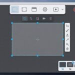 Interfaz de un programa de captura y grabación de pantalla