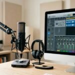 Configuración de micrófono con interfaz de software para reducir ruido de fondo