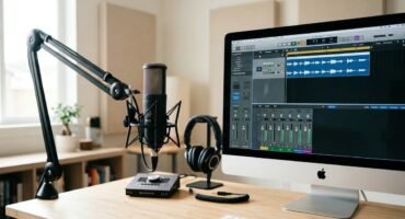 Configuración de micrófono con interfaz de software para reducir ruido de fondo