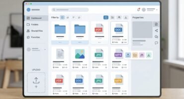 Interfaz de servicio para compartir archivos grandes