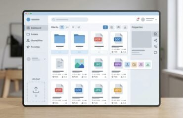 Interfaz de servicio para compartir archivos grandes