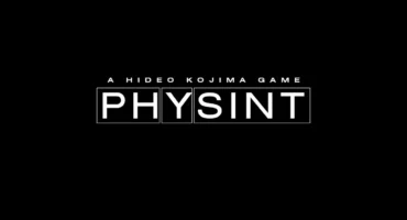 Logotipo oficial de PHYSINT con la leyenda «A Hideo Kojima Game», en letras blancas sobre fondo negro