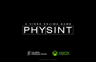 477-kojima-sony-cancelo-physint-videollamada Arte oficial de PHYSINT sobre fondo negro, con los logotipos de Kojima Productions y Xbox debajo del título