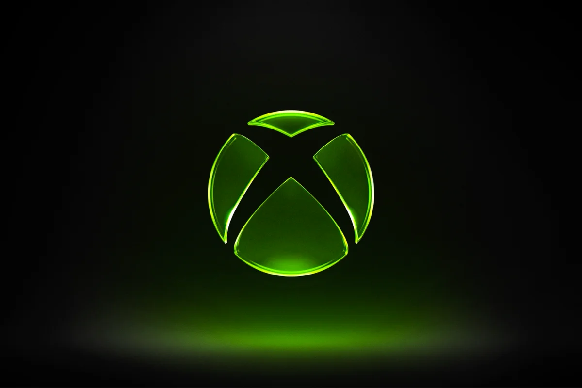 7068-xbox-reestructuracion Logotipo de Xbox iluminado en verde sobre fondo negro, imagen de la nota oficial de Xbox sobre su reestructuración