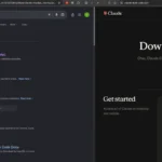 Captura de Push Security con la búsqueda «claude mac» en Google y su anuncio de bing.com, junto a la página falsa «Download Claude» para macOS
