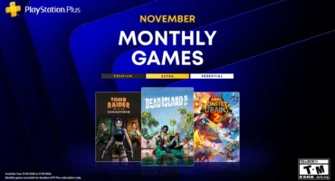 Cartel de PlayStation Plus de noviembre con Tomb Raider IV – VI Remastered, Dead Island 2 y Monster Train 2